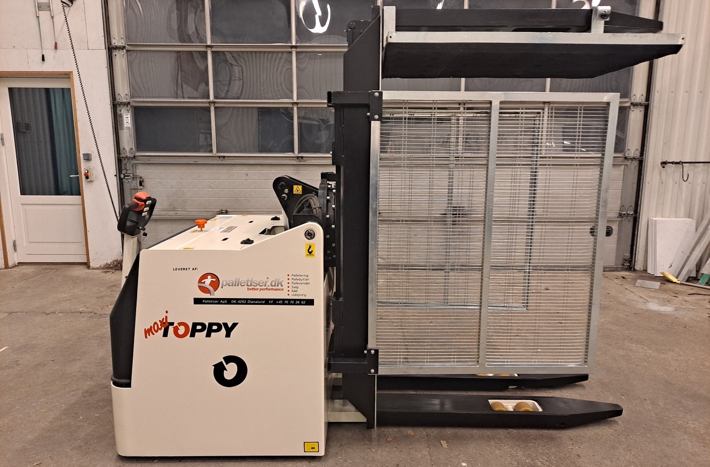 UDLEJNING - Mobil pallebytter model Toppy Maxi PH