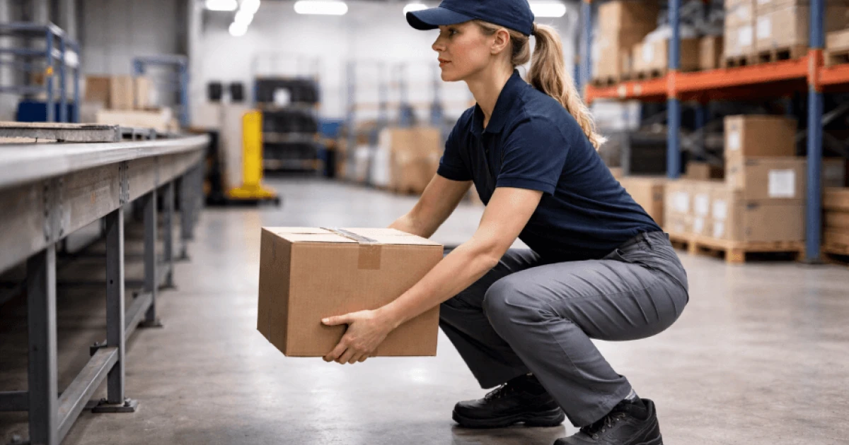 Undgå tunge løft i produktionen – pas på kroppen i hverdagen