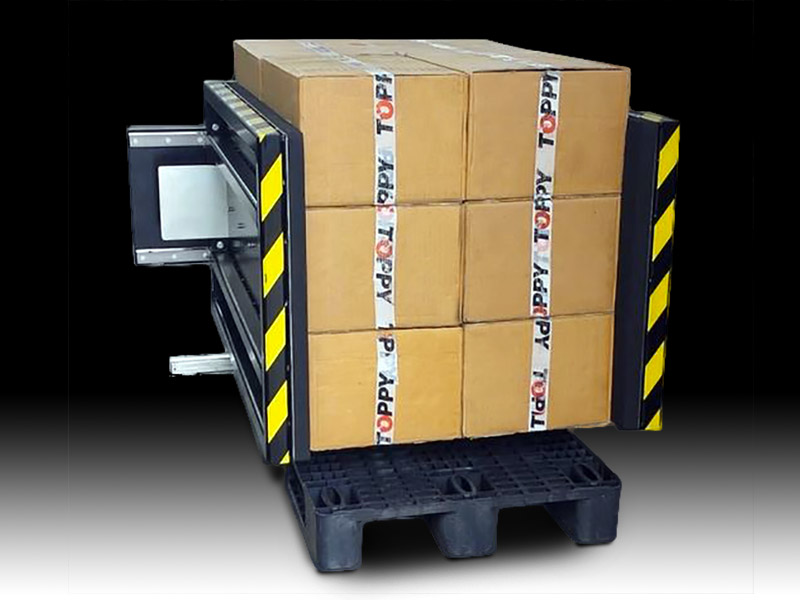 Mobil pallebytter med Side presse og løfte funktion