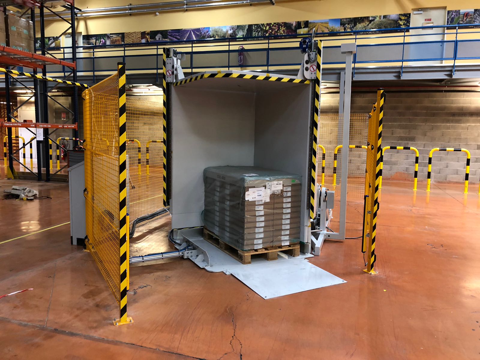 Pallebytter V-Shape model til In-line løsninger