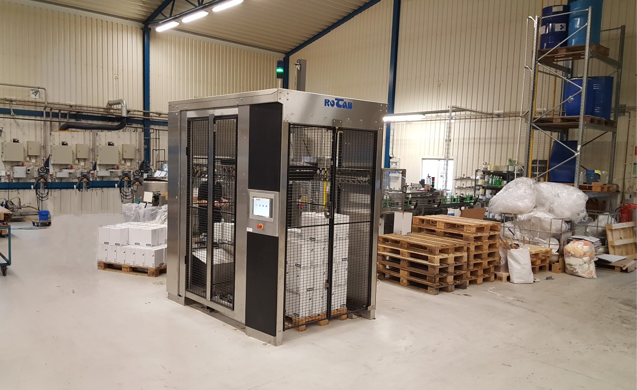 EasyLink Cube Palletiser. Halvautomatisk pallelaster