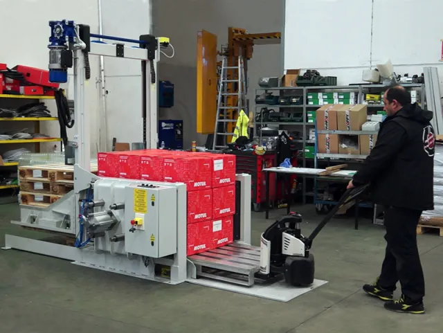 Stationær pallebytter “Toppy Easy Changer”