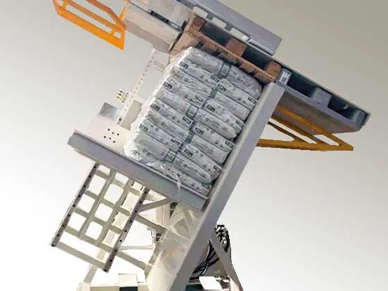 Stationary Pallet Inverter - Hands-free