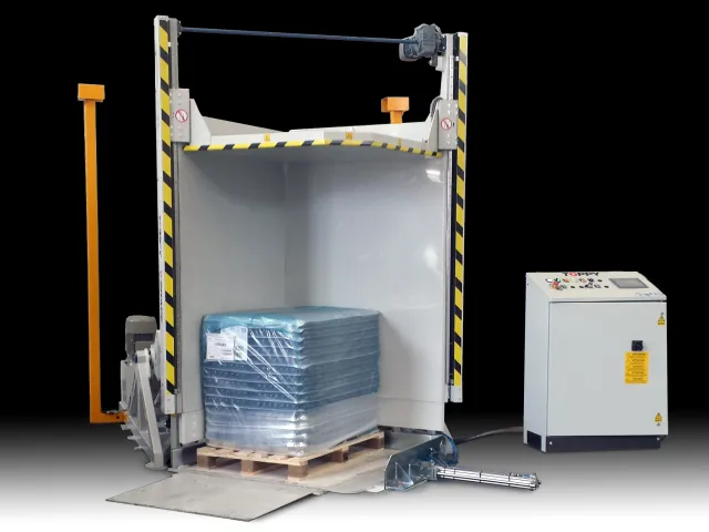 UDLEJNING - Stationær pallebytter model Toppy V-Shape AUTO